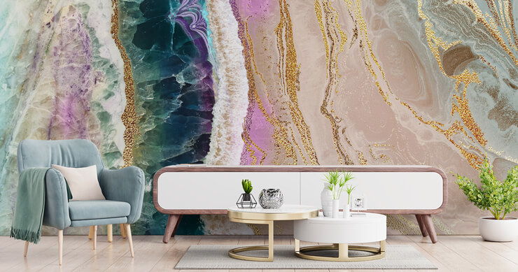 Ceiling Wallpaper Installation
